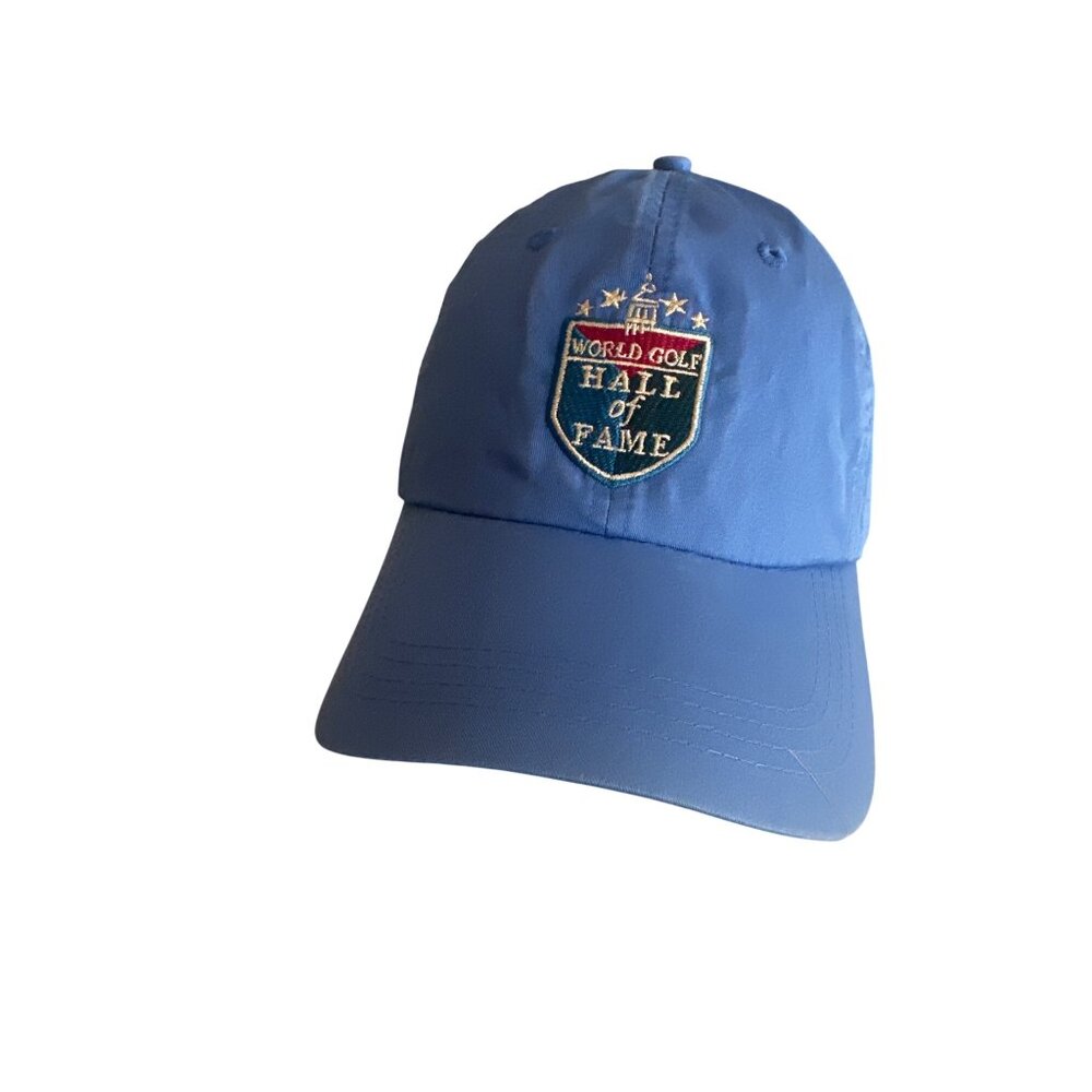 World Golf‎ Hall Of Fame Blue Baseball Cap Adjustable Strap Classic Style
